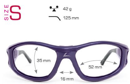 okulary korekcyjne sportowe ochronne dla dzieci Leader c2 rozmiar S
